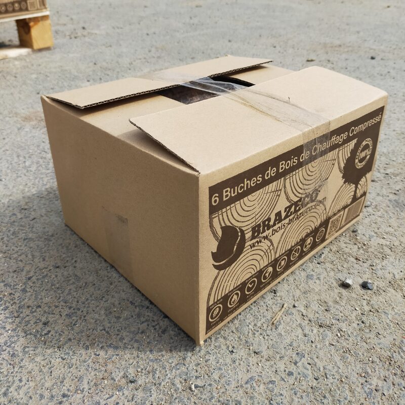 Briquetes de Madeira Prensada Brazeco – 100% Carvalho e Faia